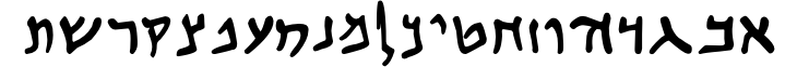 The Hebrew script of the Dead Sea Scrolls