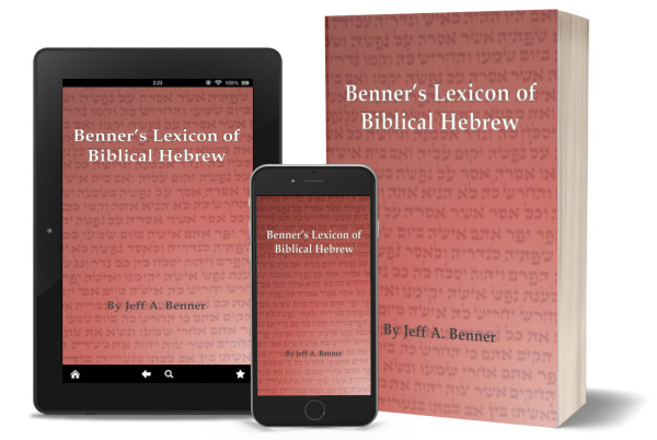 Benner's Lexicon of Biblical Hebrew Book Cover