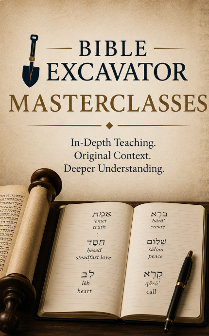 Bible Excavator Masterclasses