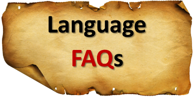 Langauge: FAQs