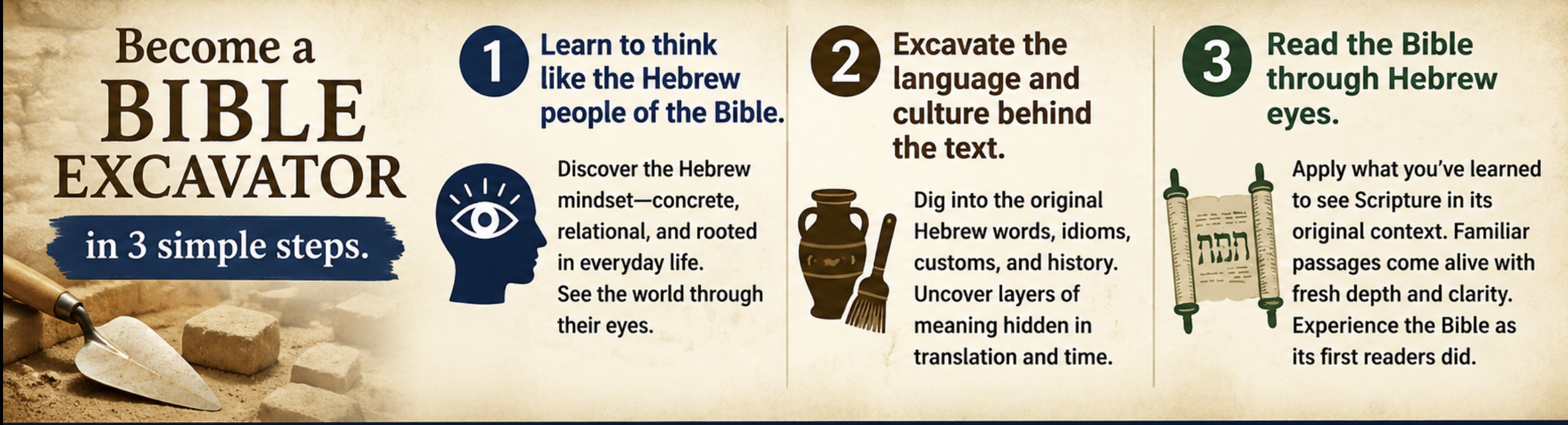 Become a Bible Excavator